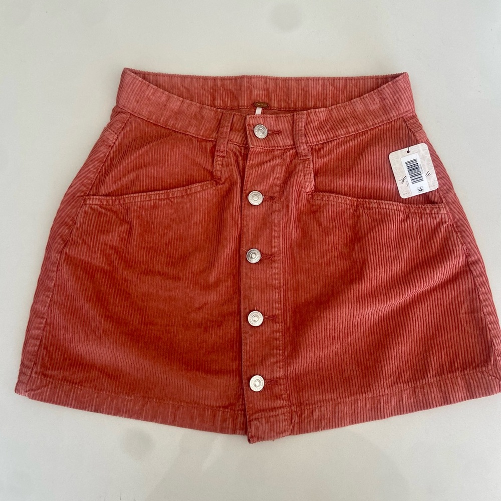 Free People Corduroy Skirt NWT